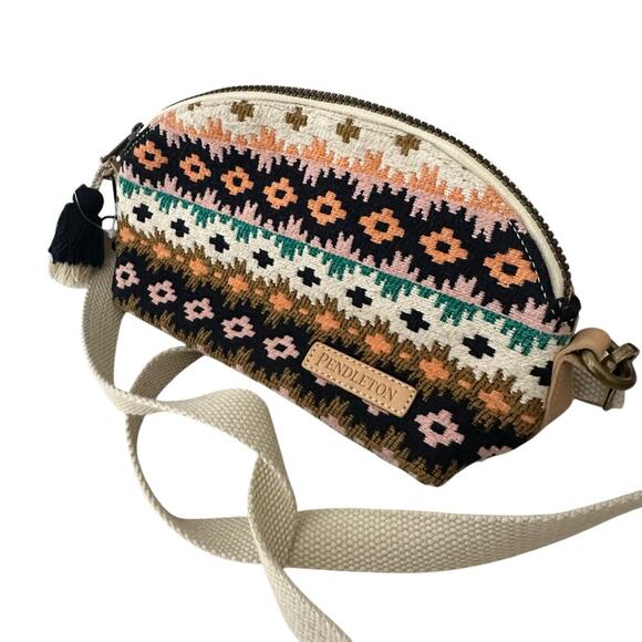 Pendleton crossbody Aztec zipper small multicolor echo cliffs - Picture 5 of 10